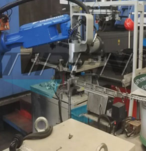 寧波機器人鉚螺母 A點取 料, B點自動鉚接螺母設（shè）備